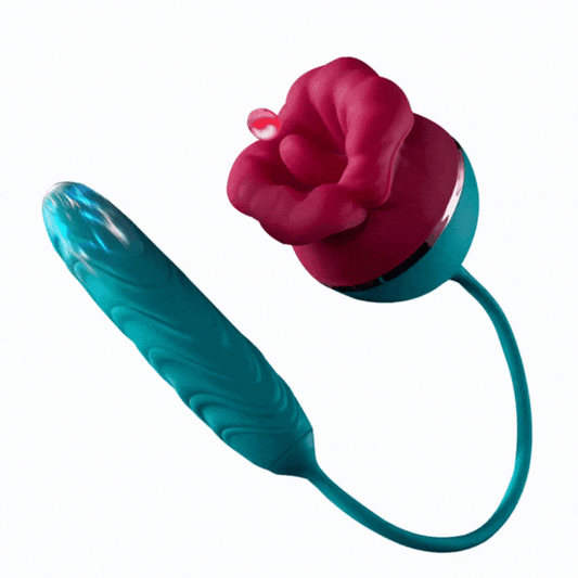 Big Mouth Rose Toy: 9 Licking & 6 Thrusting Modes