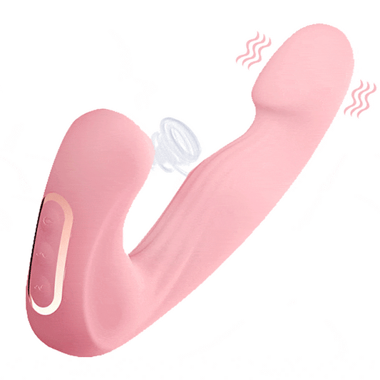 10-Speed Clit Stimulator with Suction & Thumping Vibration